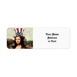 Patriotic Mona Lisa - Ready for Independence Day