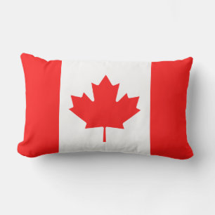 Patriotic National Flag of CANADA Outdoor Pillow