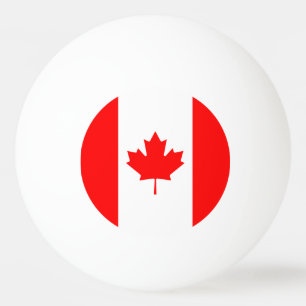 Patriotic National Flag of CANADA Ping Pong Ball