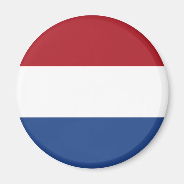 Patriotic Netherlands Flag Magnet (Front)