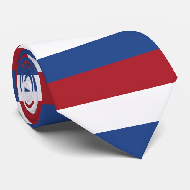 Patriotic Netherlands flag Tie (Rolled)