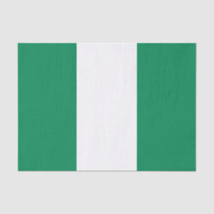 Patriotic Nigeria Flag Tissue Paper