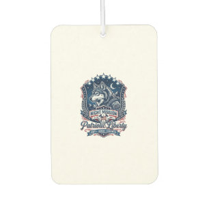 Patriotic Night Mission Patriot Wolf Military Insp Air Freshener