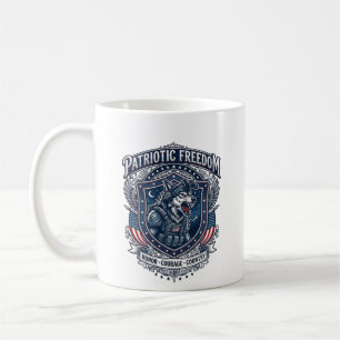 Patriotic Night Mission Patriot Wolf Military Insp Coffee Mug