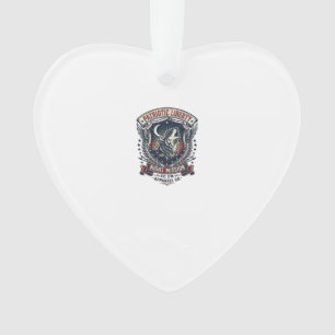 Patriotic Night Mission Patriot Wolf Military Insp Ornament