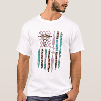 Patriotic Nurse American Flag For Women And 4Th Of T-Shirt