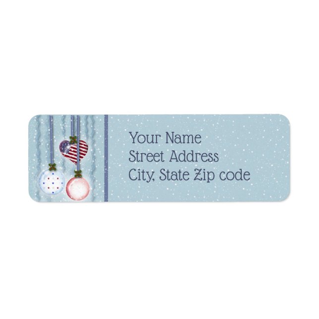 Patriotic Ornaments, Christmas (Front)