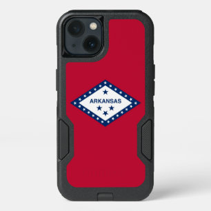 Patriotic OtterBox iPhone 13 Case, Arkansas Flag