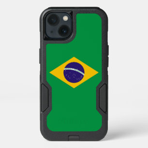Patriotic OtterBox iPhone 13 Case, Brazil Flag