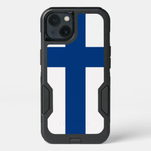 Patriotic OtterBox iPhone 13 Case, Finland Flag