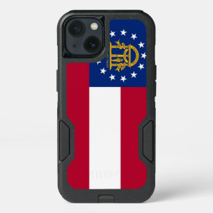 Patriotic OtterBox iPhone 13 Case, Georgia flag
