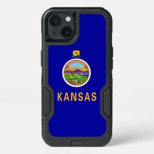 Patriotic OtterBox iPhone 13 Case, Kansas flag