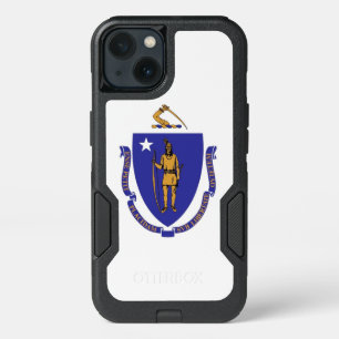Patriotic OtterBox iPhone 13 Case, Massachusetts