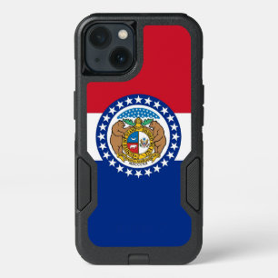 Patriotic OtterBox iPhone 13 Case, Missouri flag