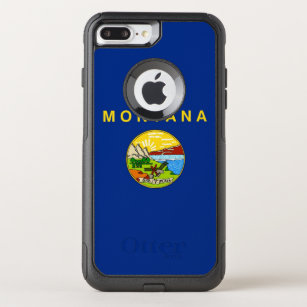Patriotic OtterBox iPhone 14 Case, Montana flag