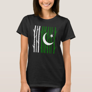 Patriotic Pakistan Camping Forest Unique Pakistani T-Shirt