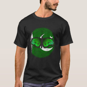Patriotic Pakistani Funny Butterfly Graphic Pakist T-Shirt