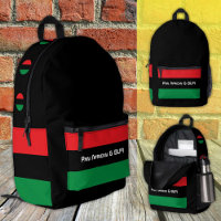 Patriotic Pan African Flag & Unia Symbol