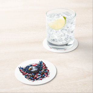 Patriotic Paper Coasters