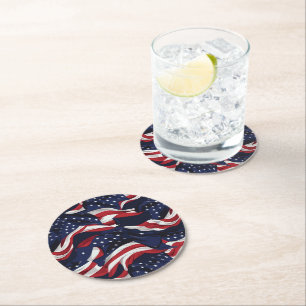 Patriotic Paper Coasters