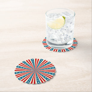 Patriotic Paper Coasters