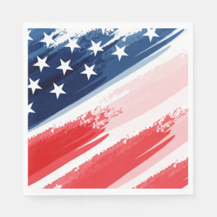 Patriotic Paper Napkins