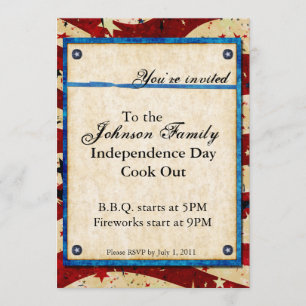 Patriotic Party Invitation