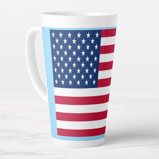 Patriotic Party Latte Cup (Left Angle)