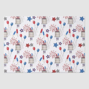  Patriotic Pattern Tissue Paper