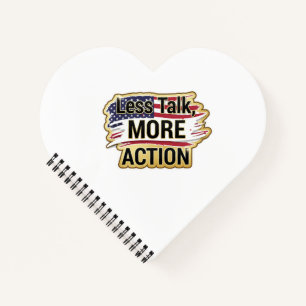 Patriotic Peace Decal Notebook