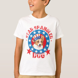 Patriotic Pembroke Welsh Corgi T-Shirt