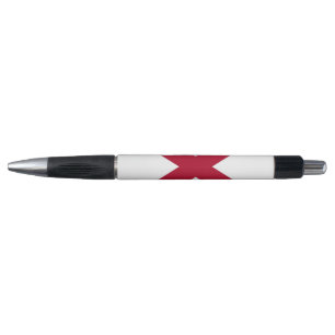 Patriotic Pen with flag of Alabama State, U.S.A.