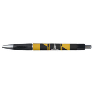 Patriotic Pen with flag of Baltimore, USA