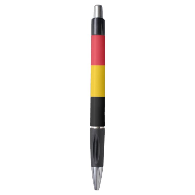 Patriotic Pen with flag of Belgium (Front Vertical)