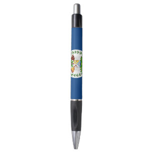 Patriotic Pen with flag of Belize