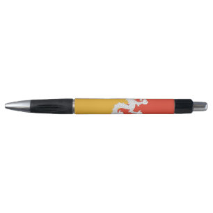 Patriotic Pen with flag of Bhutan