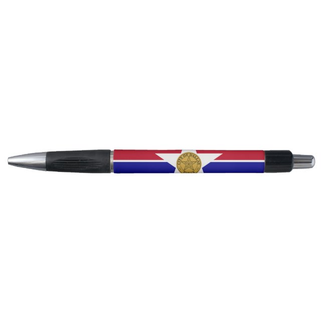 Patriotic Pen with flag of Dallas, USA (Front)