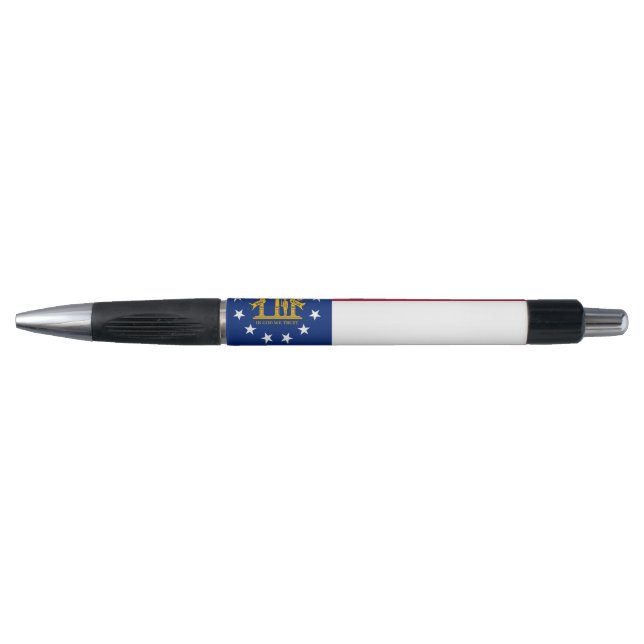 Patriotic Pen with flag of Georgia, U.S.A. (Front)