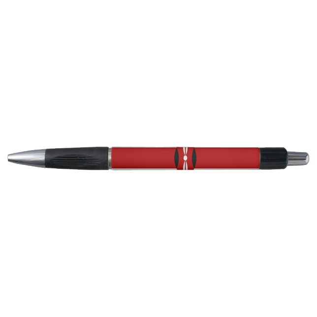 Patriotic Pen with flag of Kenya (Front)