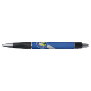 Patriotic Pen with flag of Las Vegas, USA