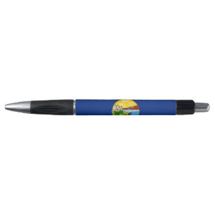 Patriotic Pen with flag of Montana State