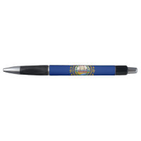 Patriotic Pen with flag of New Hampshire State