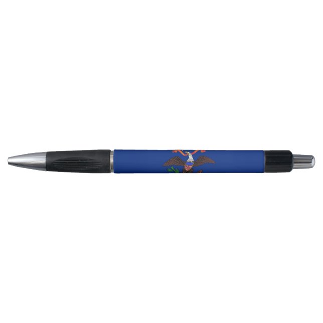 Patriotic Pen with flag of North Dakota, USA (Front)