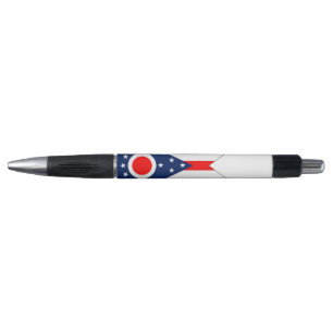 Patriotic Pen with flag of Ohio State, USA