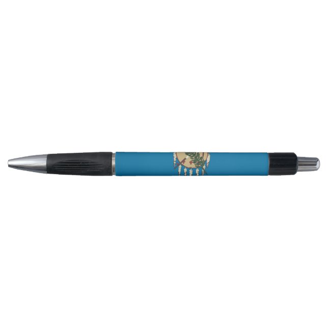Patriotic Pen with flag of Oklahoma State, USA (Front)