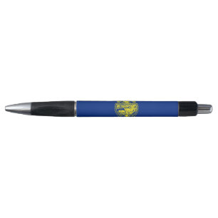 Patriotic Pen with flag of Oregon State, USA