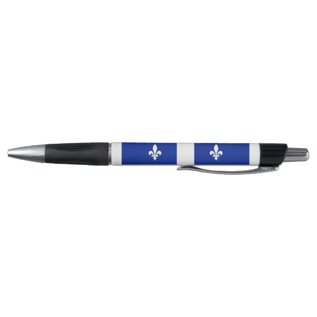 Patriotic Pen with flag of Quebec, Canada (Bottom)