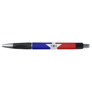 Patriotic Pen with flag of San Antonio, USA