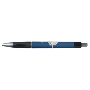 Patriotic Pen with flag of South Carolina, USA