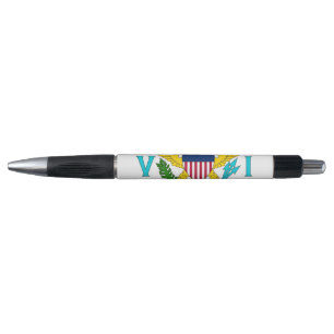 Patriotic Pen with flag of Virgin Islands, USA